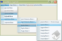 Компонент TCoolMainMenu в CodeGear Delphi и Builder C++